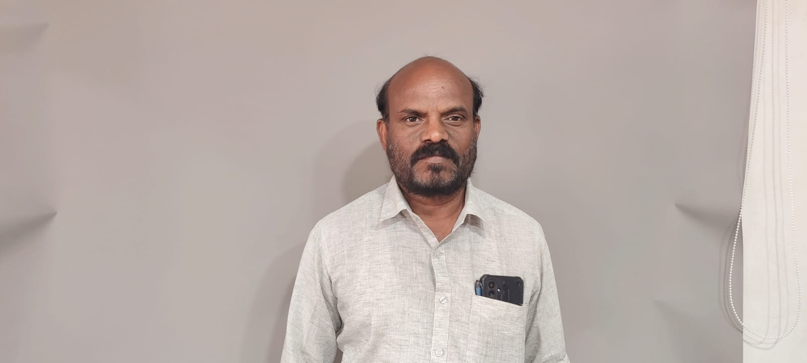 Krishnan A, Board Director of Perumatty Service Cooperative Bank