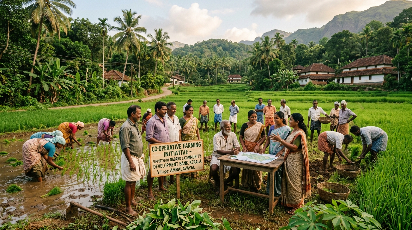 Agricultural community development and farming welfare program supported by Perumatty Bank